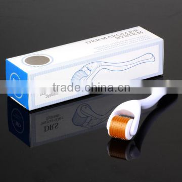 Wholesale! titanium 192 needles dermaroller galvanic face lift derma roller dark skin removal treatment