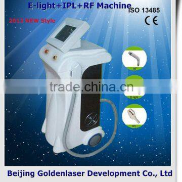 Vascular Removal 2013 Hot Selling Multi-Functional Beauty Equipment Face Lifting  Freckle Removal E-light+IPL+RF Machine E-light Combine Ipl Instrument Anti-Redness