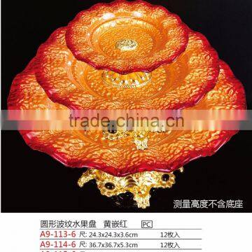 Creative Foldable Round Fruit Plate