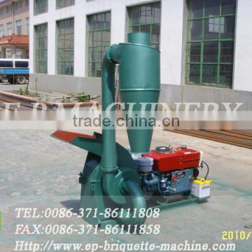 2016 hot selling grass/ straws/ stalks crushing machine with diesel engine