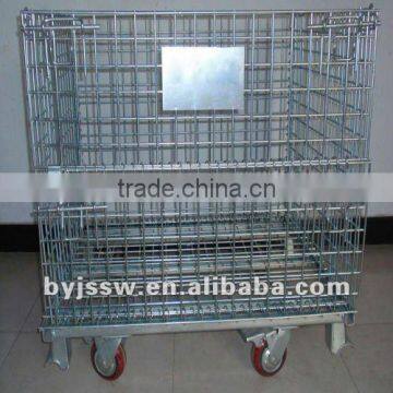 Rolling Wire Mesh Container