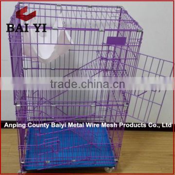 2 Tiers & 3 Tiers Folding Cat Cage From Real Factory