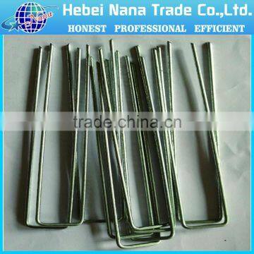 Customized U pins / U-Type Nail Type and Iron Material U Staple/