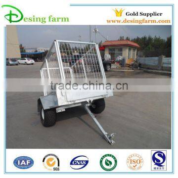 5x3 small galvanized box trailer