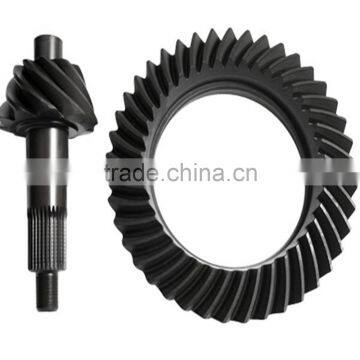 Industrial forged metal spur gear wheel