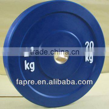 bumper weights/weight plates/weightlifting rubber bumper plate