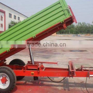 Hot Sale Euro Style Agtrilculture Tractor Use Hydraulic 2 Ton, Farm Tipping Trailer, Rear and Side Tipping With CE Certification photo-3