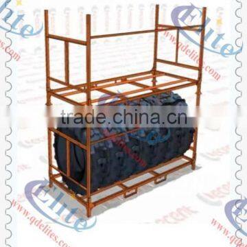 commercial truck semi trailer spare tire rack