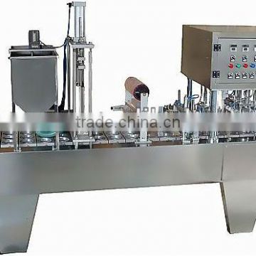 Powder cup filling sealing machine