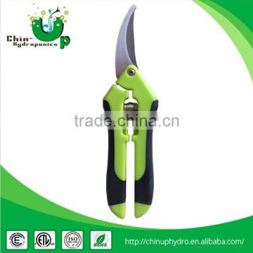 2016 red and green metal cutting shear scissor/ trimming scissor pruner tool