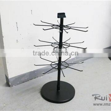 3-Tier Counter Rotating Metal Wire Fashion Jewelry Display Stands photo-2