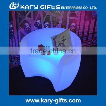 LED Glow Chair Plastic Lighted Sofa photo-2