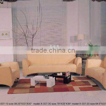 High Quality Modern Style Genuine Leather Sofa Set. American Style Leather Sofa Set. Chesterfield Sofa in Genuine Leather B48132