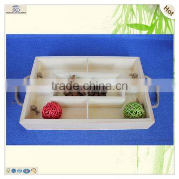 Fabulous Craft Original Color Square Grids Pine Wooden Tray photo-3