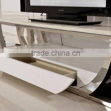 E380 2015 Modern Design Marble Top Living Room Furniture TV Stand photo-2