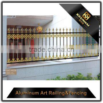 Powder Coated Decorative Outdoor Villa Garden Metal Aluminum Fence Prices