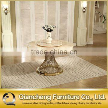 Most Popular Modern Hotel Furniture Round Rotating Top Dining Table