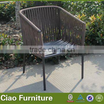 Leisure Outdoor Sling Fabric Garden Dining Chair Furniture photo-4