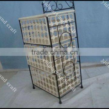 unique design metal frame storage cabinets with paper baskets for sale