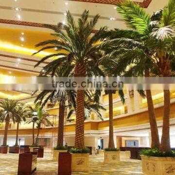 UV proof artificial outdoor palm trees hot sale artificial plastic palm tree