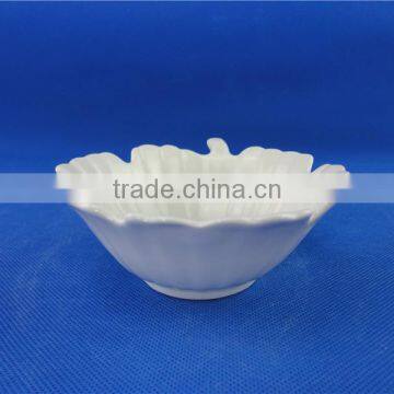 Stock Small White Ceramic Pudding Bowl photo-4