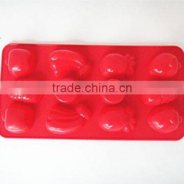 Novelty Food Grade 12 Cups Fruit Shape Silicone Cake Mould photo-2