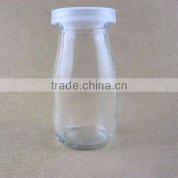 100ml glass milk bottles wholesale with lid