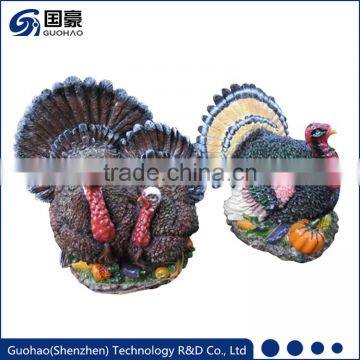 Attractive resin turkey Garden Statue