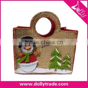 Christmas Tree Bag Linen Christmas Handbags and Purses