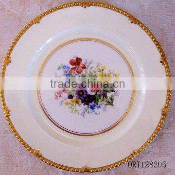 ceramic plate with fancy design