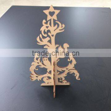 Creative Hollow Carving Christmas Wooden Christmas Tree For Decoration photo-4