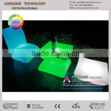 Plastic Lighted Led Small Low Tea Table photo-3