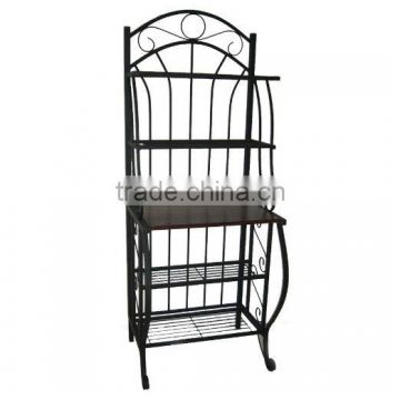 Metal Wire Storage Baker Shelf Organizer Rack