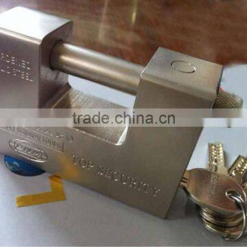 Large Size Rectangular Iron Padlock Steel Padlocks photo-2