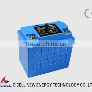 2016 hot OCELL Lithium Deep Cycle battery 12V40Ah LiFePO4 Battery Pack for Portable Power