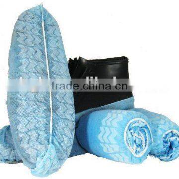 Disposable Plastic Nonwoven Safety Overshoes , Antislip Protective Shoe Cove photo-2