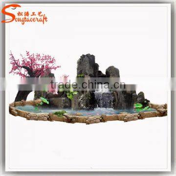 factory rockery mountain indoor and outdoor resin rockery waterfall