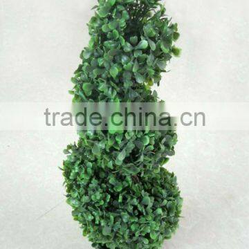 Artificial boxwood topiary tree