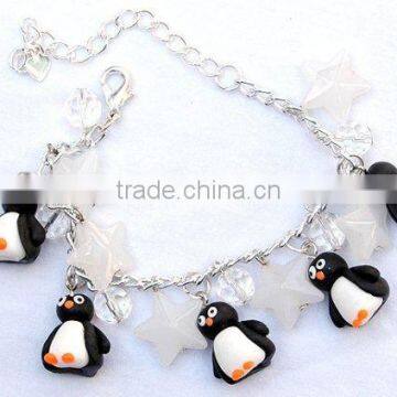 Santa Christmas Fashion Jewelry Bracelet ( penguin ice )