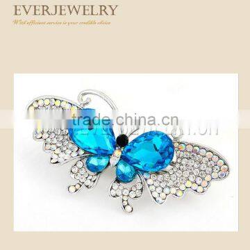 fashion rhinestone butterfly hairpin