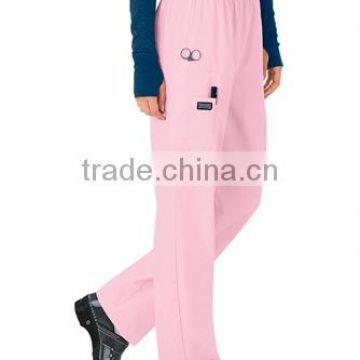 Scrubs Workwear,Pull on type cargo scrub pants,hospital pant uniform