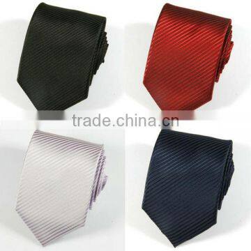 2014 Men's new fashion 100% polyester striped tie,custom dotted tie