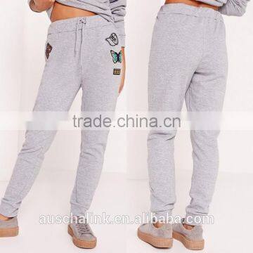 2016 New Design Girls Grey Cheap Fashion Sport Pants photo-6