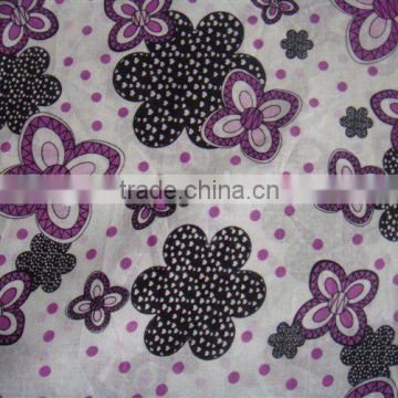 100%cotton voile/lawn flower print ladies high fashion plain voile fabrics