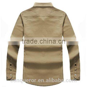 Men's White Linen Shirt HOT! MSRL0047 photo-3