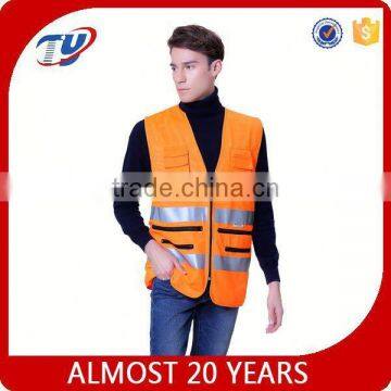 En471 orange safety vest suit