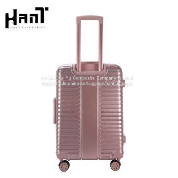 PC Suitcase Aluminum Frame Rose Gold photo-5