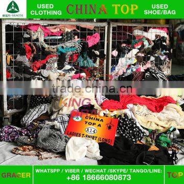 High Quality t Shirts Cream Quality Second Hand Used Clothing Wholesale to London photo-4