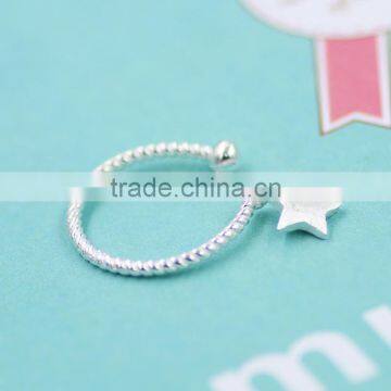 Factory Supplier Flower Rings Design High Quality Silver Plating Rings Popular Single Women Rings photo-6