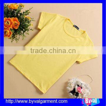 China Supply Round Neck Kids Top Quality Cotton Shirt photo-6